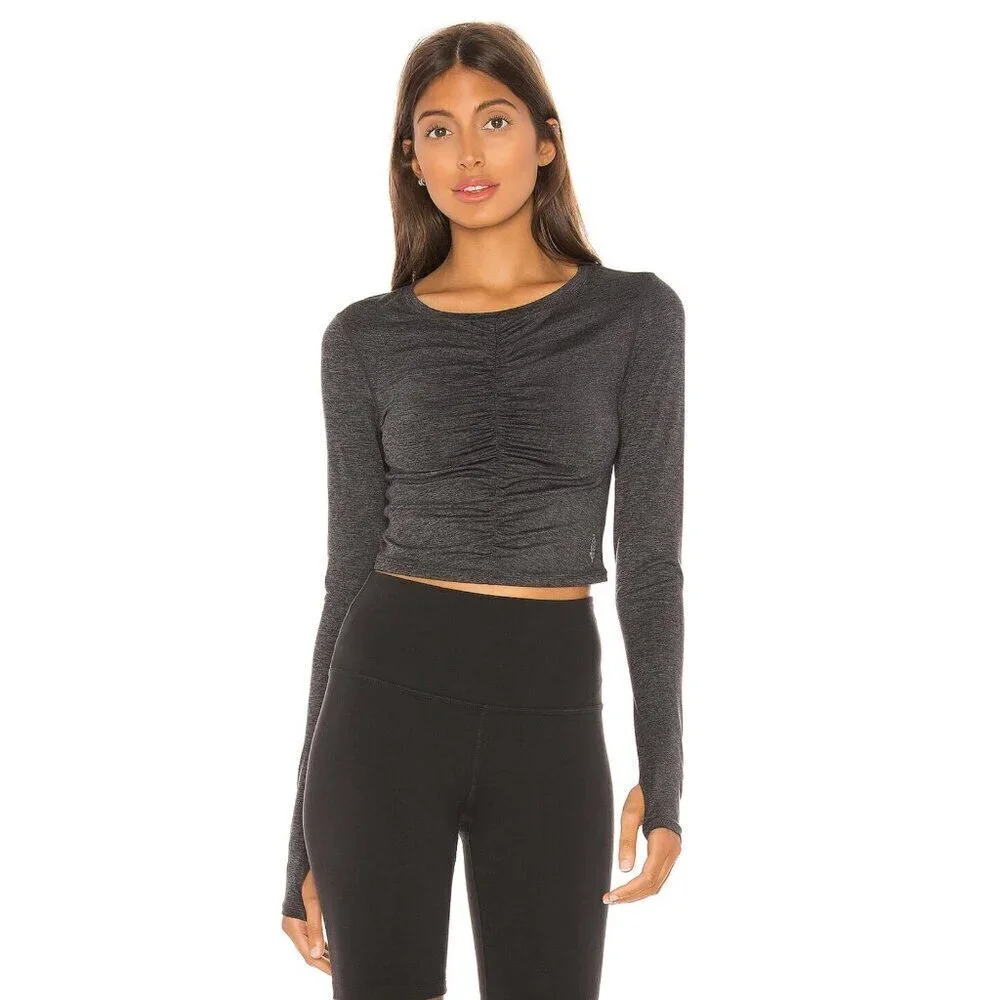 FP Movement Swerve Long Sleeve Layer in Carbon XS